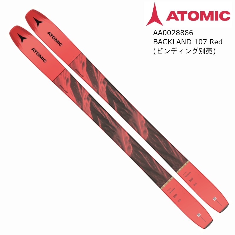   ȥߥå 2022 ATOMIC BACKLAND 107 Red Хå ϥ ѥ 21 22 ĤΤ