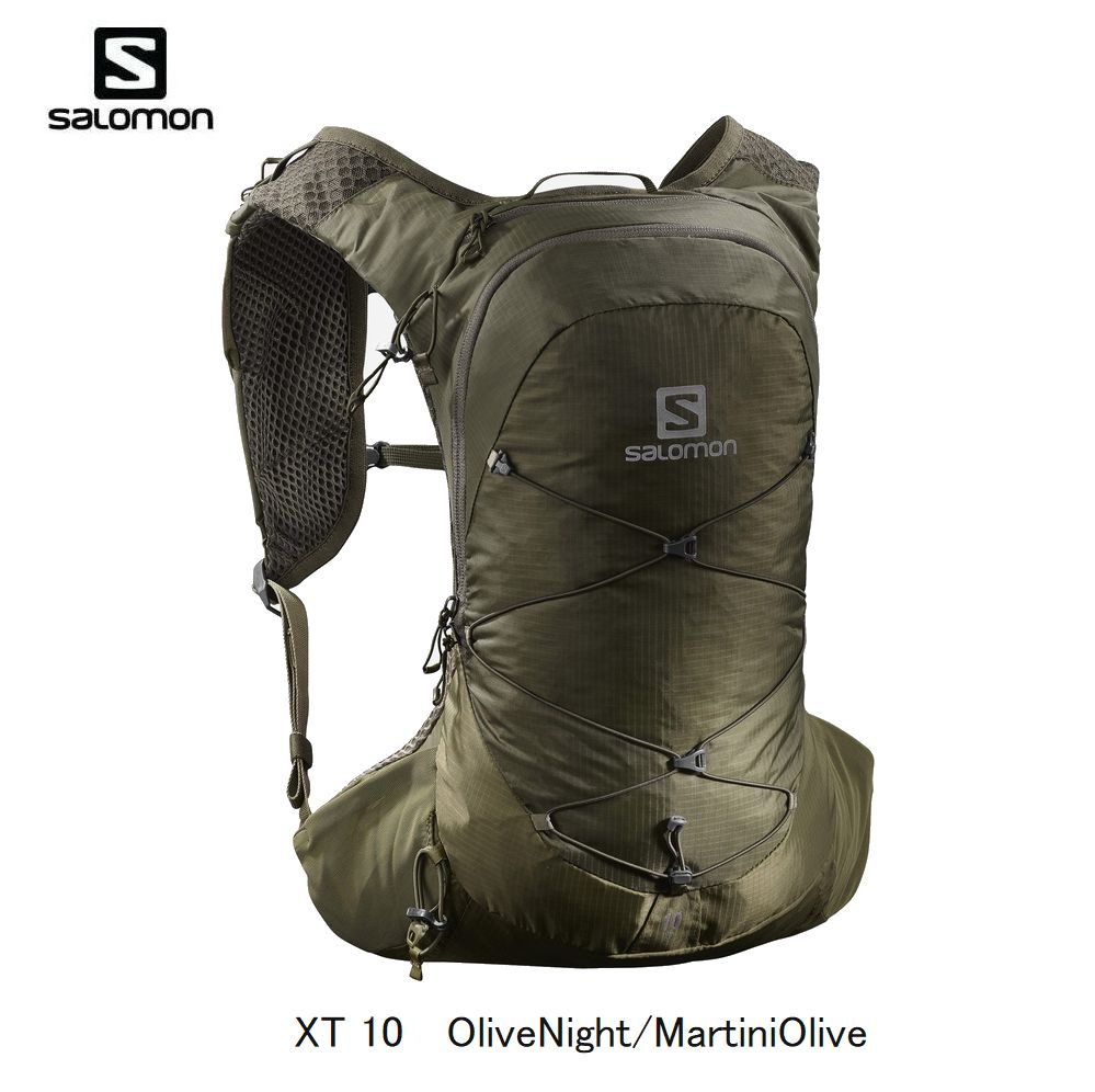 SALOMON ユニセックスハイキングバッグ　XT10 XT 10 / ユニセックス ハイキングバッグ LC2184600 BLACK