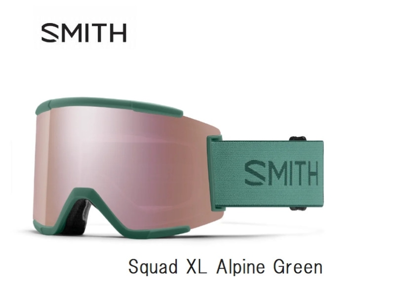 ߥ 2023 SMITH SQUAD XL AlpineGreenCP Everyday RoseGoldMirror å å ޥݥå