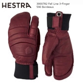 إȥ  HESTRA FALL LINE 3-FINGER 590 Bordeaux ե 饤 ꡼ե󥬡 ܥɡ 쥶 