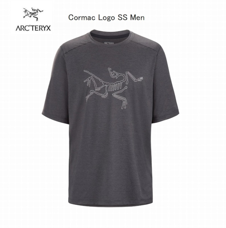 ƥꥯ ARC'TERYX Cormac Logo SS Men Black Heather L08465800 ޥå  T 