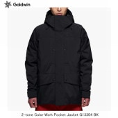 ɥ  2023  2024 GOLDWIN 2-tone Color Work Pocket Jacket G13304 BK֥å 󥺥㥱å