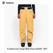 ɥ  2023  2024 GOLDWIN G-Solid Color Cargo Wide Pants G33357 MY ޥ󥤥 󥺥ѥ