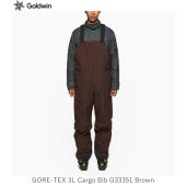 ɥ  2024 GOLDWIN GORE-TEX 3L Cargo Bib G33351 Brown  ѥ Ĥʤ