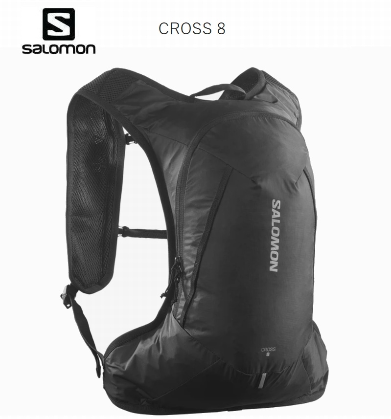 サロモン メンズ CROSS リュックサック ブラック　8リットル Amazon.co.jp: サロモン（SALOMON） トレイルランニングパック