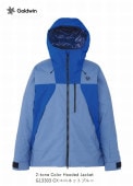 ɥ  2025 GOLDWIN 2-Tone Color Hooded Jacket G13303 Coronet Blue 㥱å ˥å
