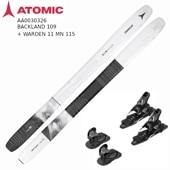 ȥߥå  2025 ATOMIC BACKLAND 109 + ATOMIC WARDEN 11 MN Black Gold 115 ӥǥ󥰥å ѥ Хåȥ꡼ ե꡼饤 ĥ 