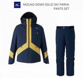 ߥ  2026 MIZUNO DEMO SOLID SKI PARKA PANTS SET ǥ⥽åɥѡ ѥ Z2MEC321 ˥å 㥱å ѥ å ֥åꥹͥӡե
