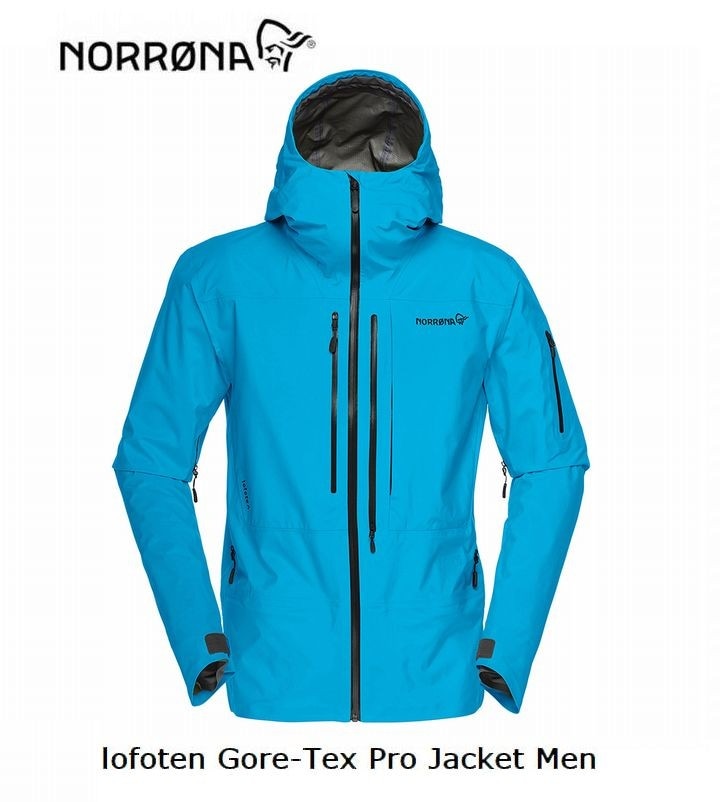 NORRONA スキー スノーボード ウエア ゴアテックス ノローナ NORRONA lofoten Gore-Tex Pro Jacket Men Blue Moon