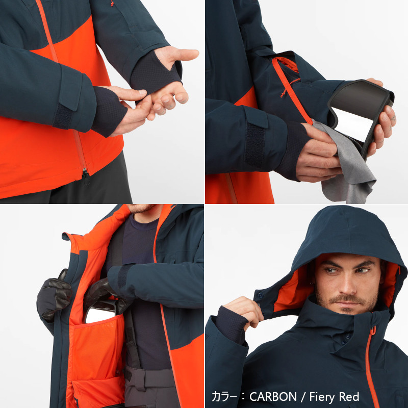 サロモン スキーウェア 2024 SALOMON HIGHLAND JACKET M Surf The Web