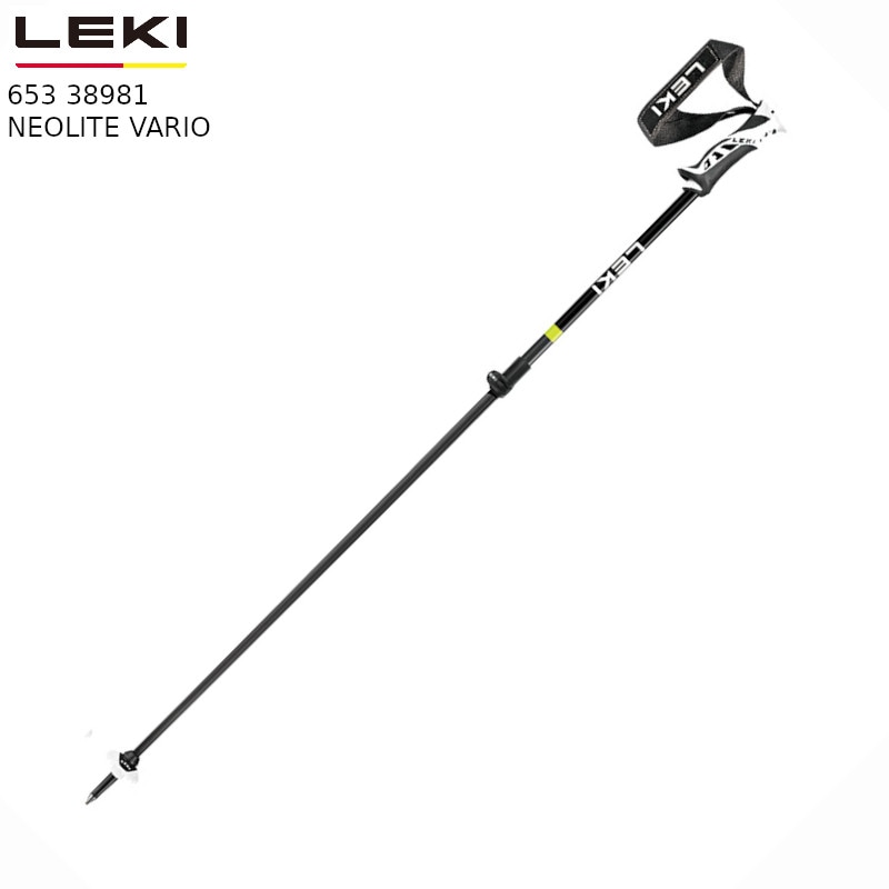 LEKI レキ スキー ストック 伸縮式 ＜2026＞NEOLITE VARIO レキ ストック 2026 LEKI NEOLITE VARIO Black 95-125 ネオライト 伸縮