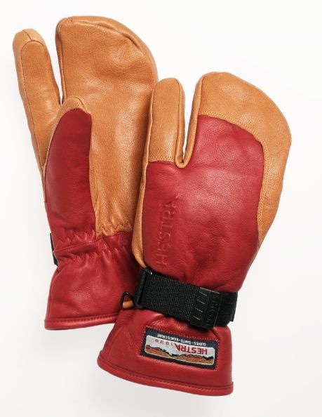 HESTRA グローブ ブラウン 3finger サイズ6 20%OFF【HESTRA】 ヘストラ 3-FINGER GTX FULL LEATHER c:Brown