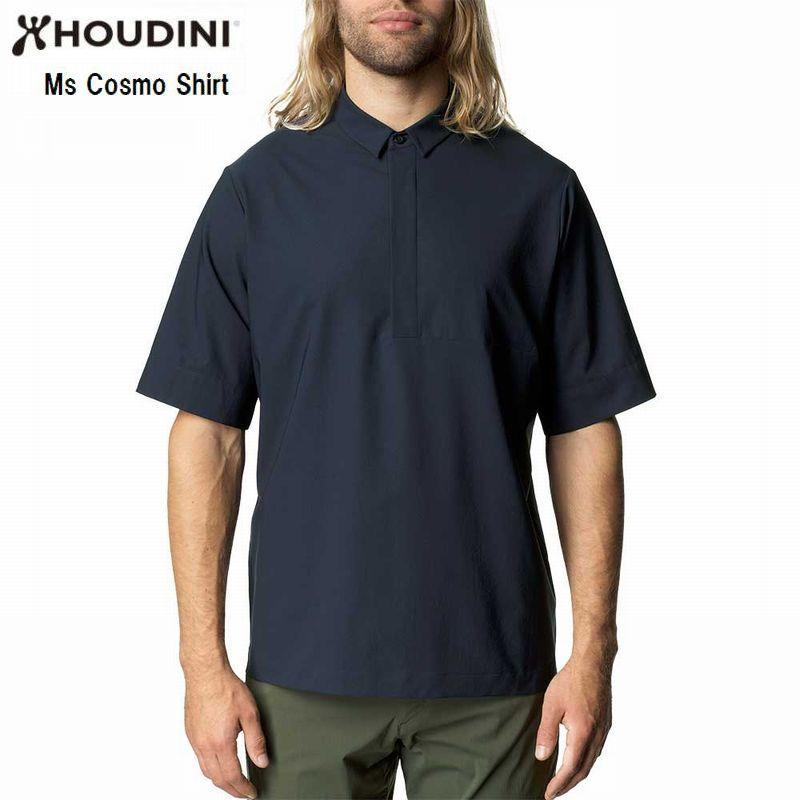 աǥ HOUDINI Ms Cosmo Shirt    Blue illusion ץ륪С