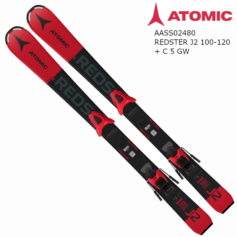 スキー 板 アトミック 2022 ATOMIC REDSTER J2 100-120 + C5 GW