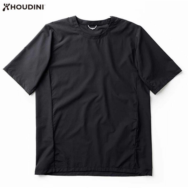 աǥ HOUDINI Weather Tee  С 롼 True Black ⵡǽT