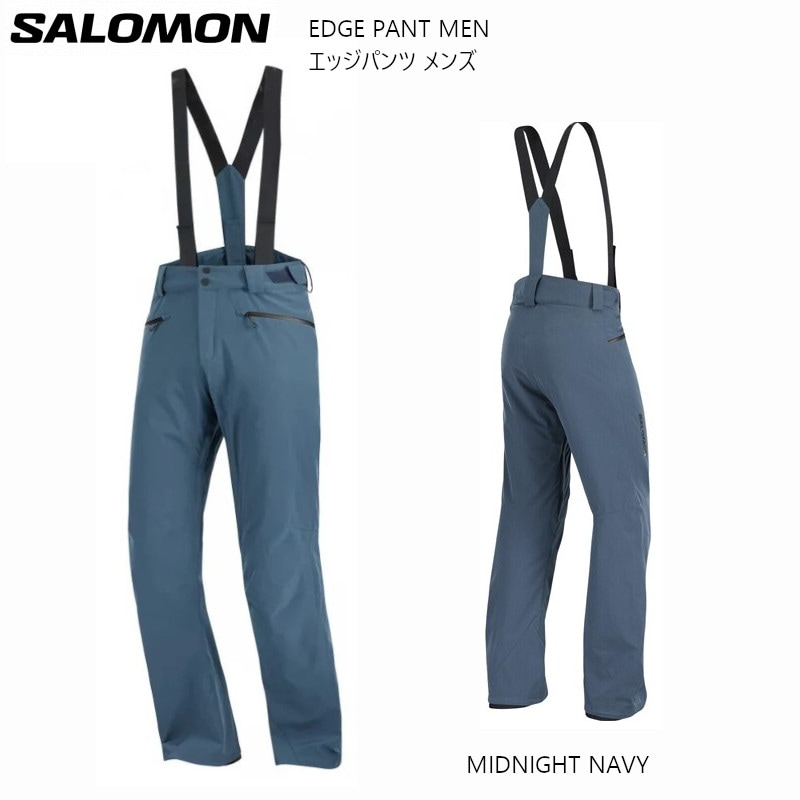 Salomon サロモン スノーパンツ EDGE サロモン スキーウェア 2025 SALOMON EDGE PANT Men Midnight