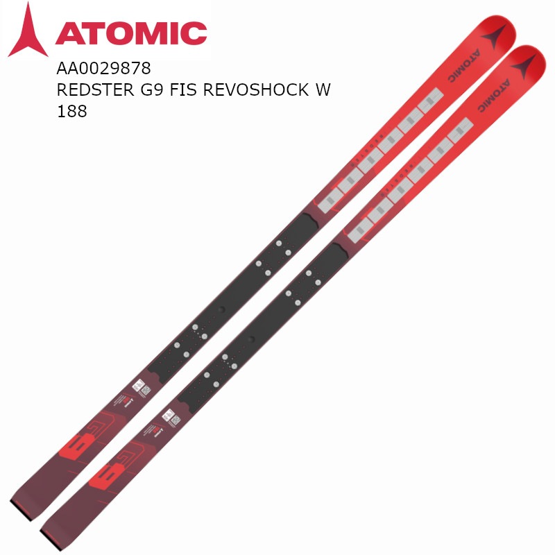 アトミック スキー板 2024 ATOMIC REDSTER G9 FIS REVOSHOCK W 188 + 