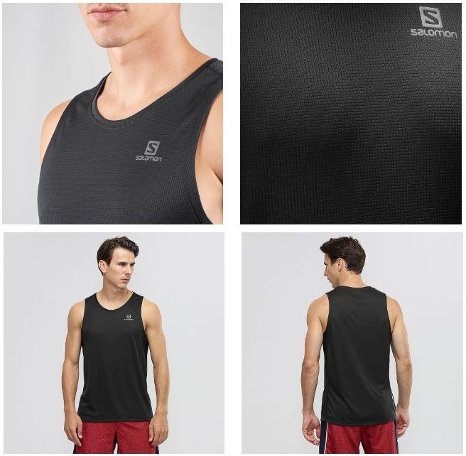 サロモン SALOMON 19SS AGILE TANK M サロモン タンクトップ メンズ