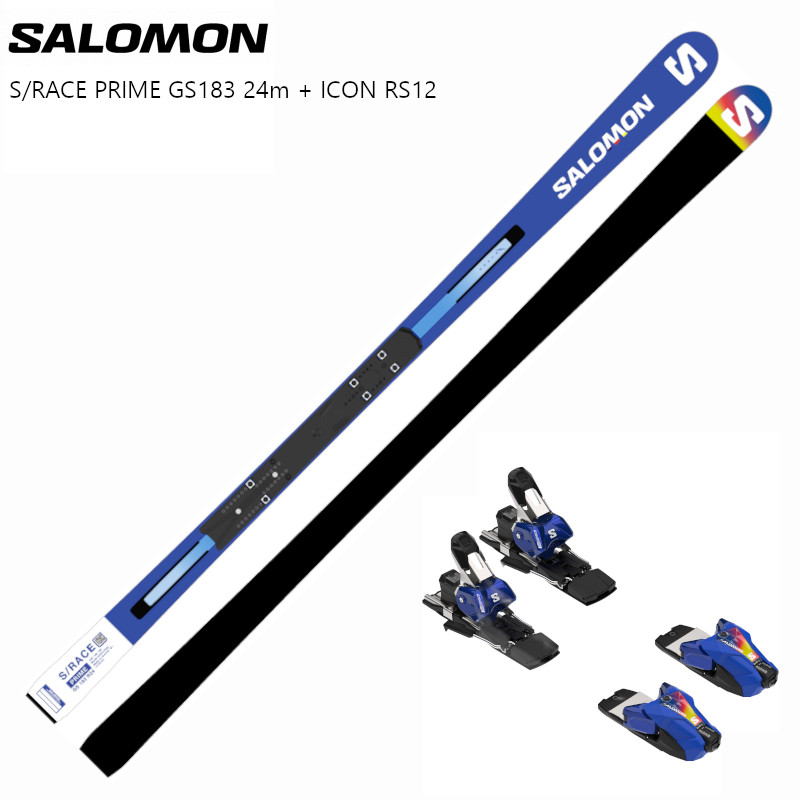 サロモン スキー板 2026 SALOMON S/RACE PRIME GS183 24m + ICON RS 12