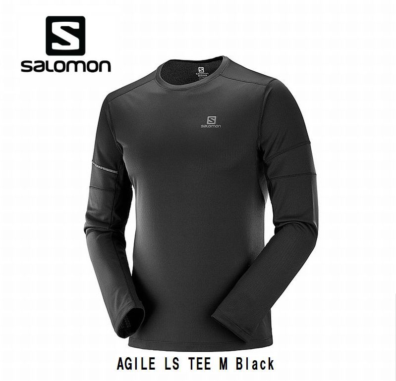 SALOMON ブラック 長袖ジャージ M 美品 26470484-1.jpg