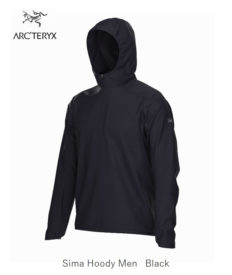 アークテリクス ARC'TERYX Sima Hoody M Black シーマフーディ メンズ