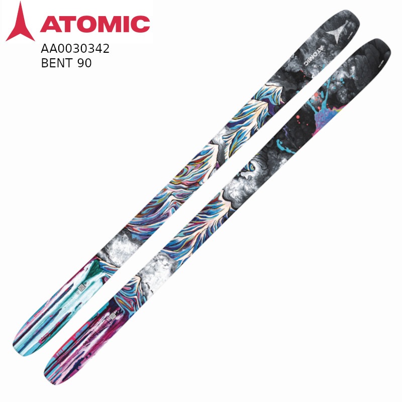 ATOMIC スキー 板 グラフィックデザイン アトミック スキー板 2025 ATOMIC BENT 90 パウダー バックカントリー