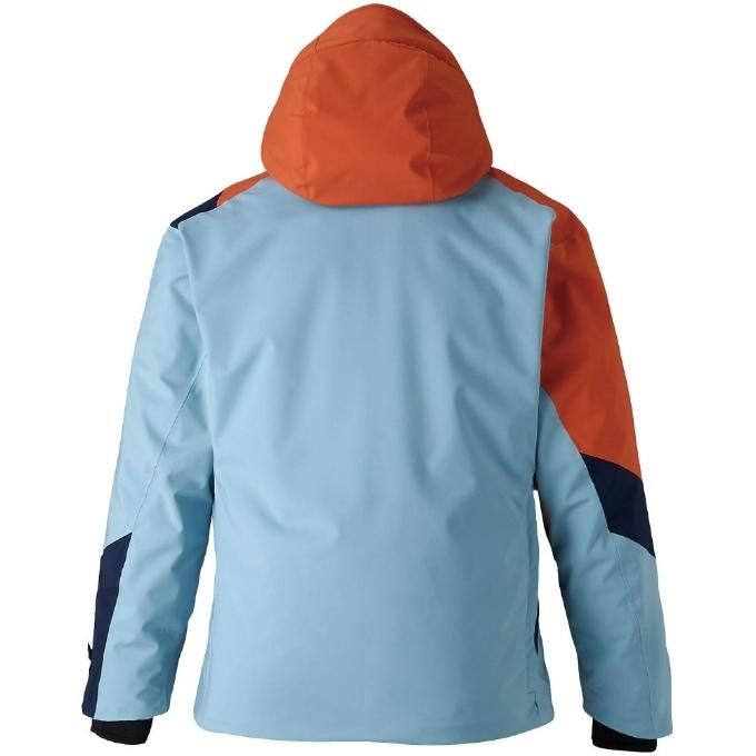 MIZUNO ミズノ スキーウェア XLサイズ上下セット ブルー オレンジ ミズノ（MIZUNO）（キッズ）ジュニア スキーウェア ブレスサーモ
