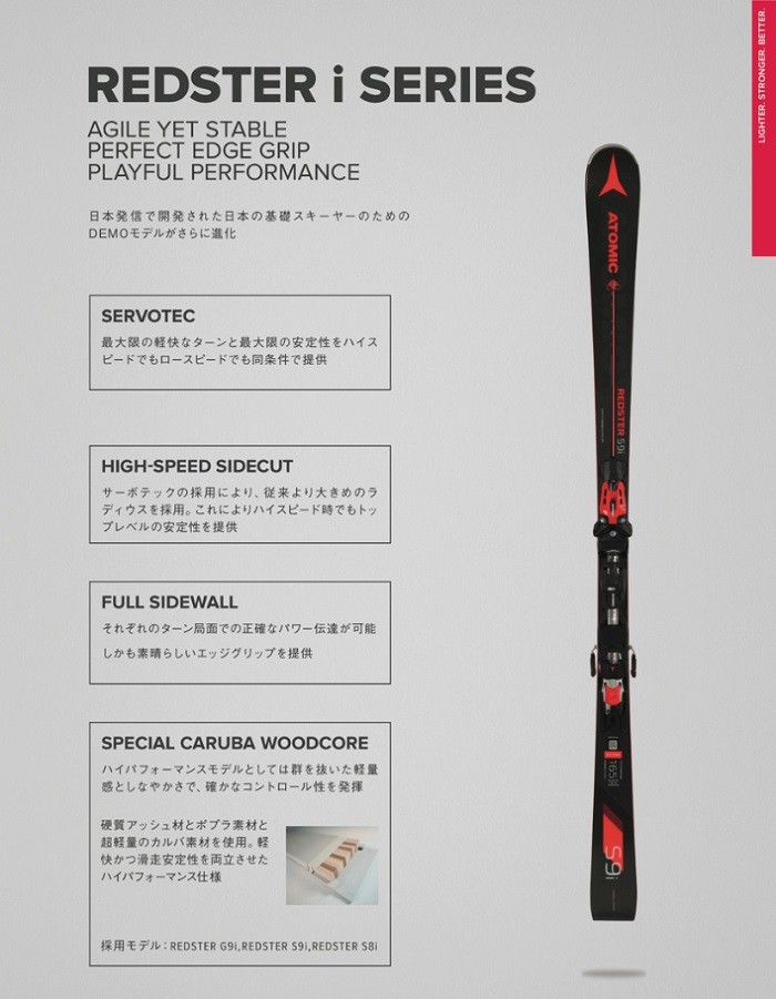 アトミック 2019 ATOMIC REDSTER G9i ＋X14TL-RS 165 171cm アトミック