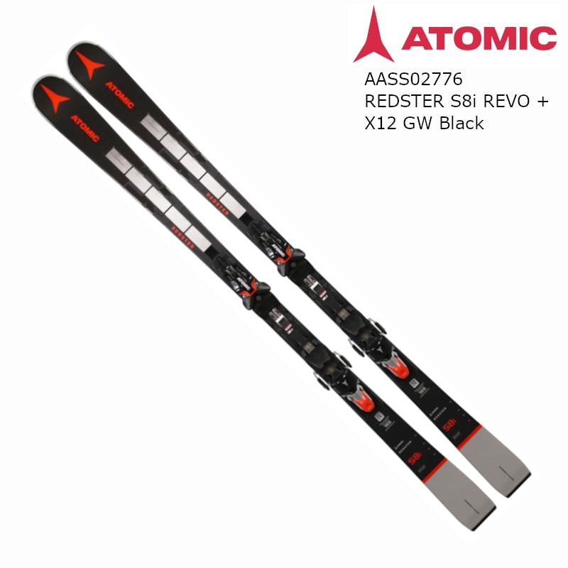スキー ATOMIC REDSTER S8I REVO + X 12 GW 21/22 スキー 板 アトミック 2022 ATOMIC REDSTER S8i REVO + X12 GW Black