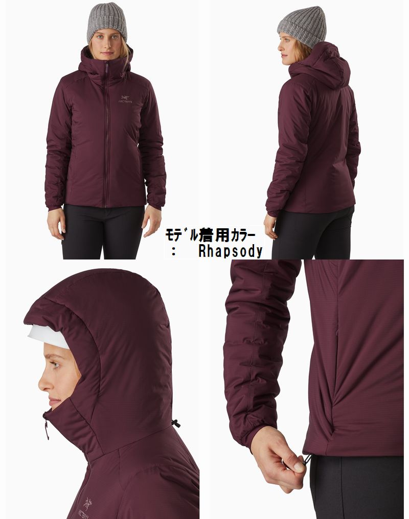 アークテリクス ARCTERYX ATOM AR Hoody Womens Rhapsody L07440900