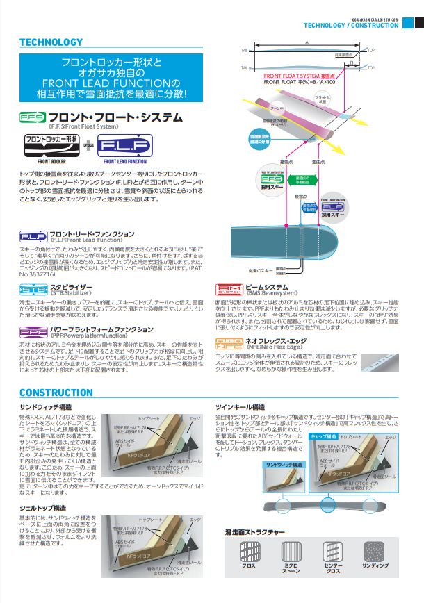 オガサカ 2019 2020 OGASAKA TC-SS +FL585+MARKER XCOMP12 オガサカ