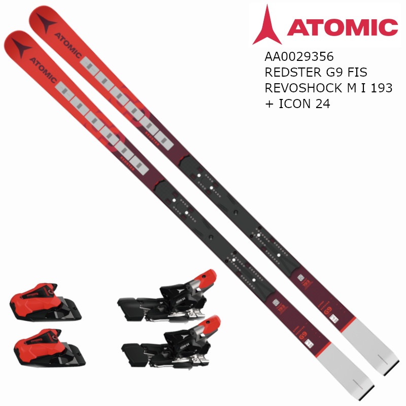 ȥߥå  2023 ATOMIC REDSTER G9 FIS REVOSHOCK M I 193 + ICON  RS 16  졼 ӥǥ󥰥å