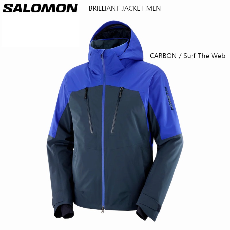   2024 SALOMON BRILLIANT JACKET M CARBON/Surf The Web ֥ꥢ  㥱å