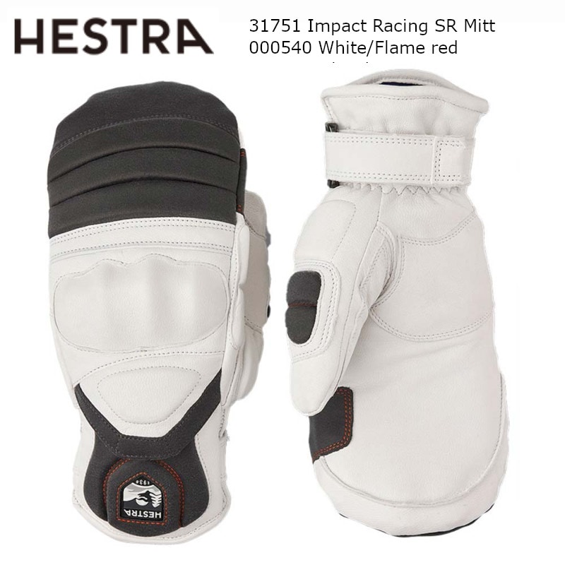 ヘストラ スキーグローブ HESTRA Impact Racing SR Mitt 000540 White