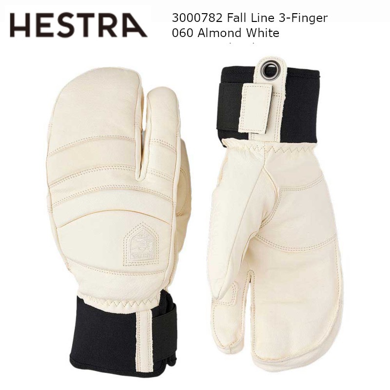 إȥ  HESTRA FALL LINE 3-FINGER 060 Almond White ե 饤 ꡼ե󥬡 ۥ磻  쥶