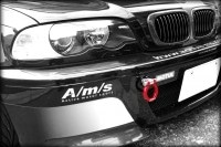 BMW（E36,E46,E90,E92,E82等)　A/m/sロゴ・レーシング牽引フック　|Ｅ46.M3|■Ｂ Ｍ Ｗ (M)