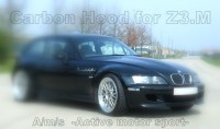 E40Z3M用カーボンボンネット（試作）|Ｅ40.Z3M|■Ｂ Ｍ Ｗ (M)