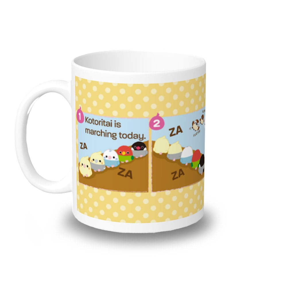 >【オンライン限定】ことり隊4コマ マグカップ
