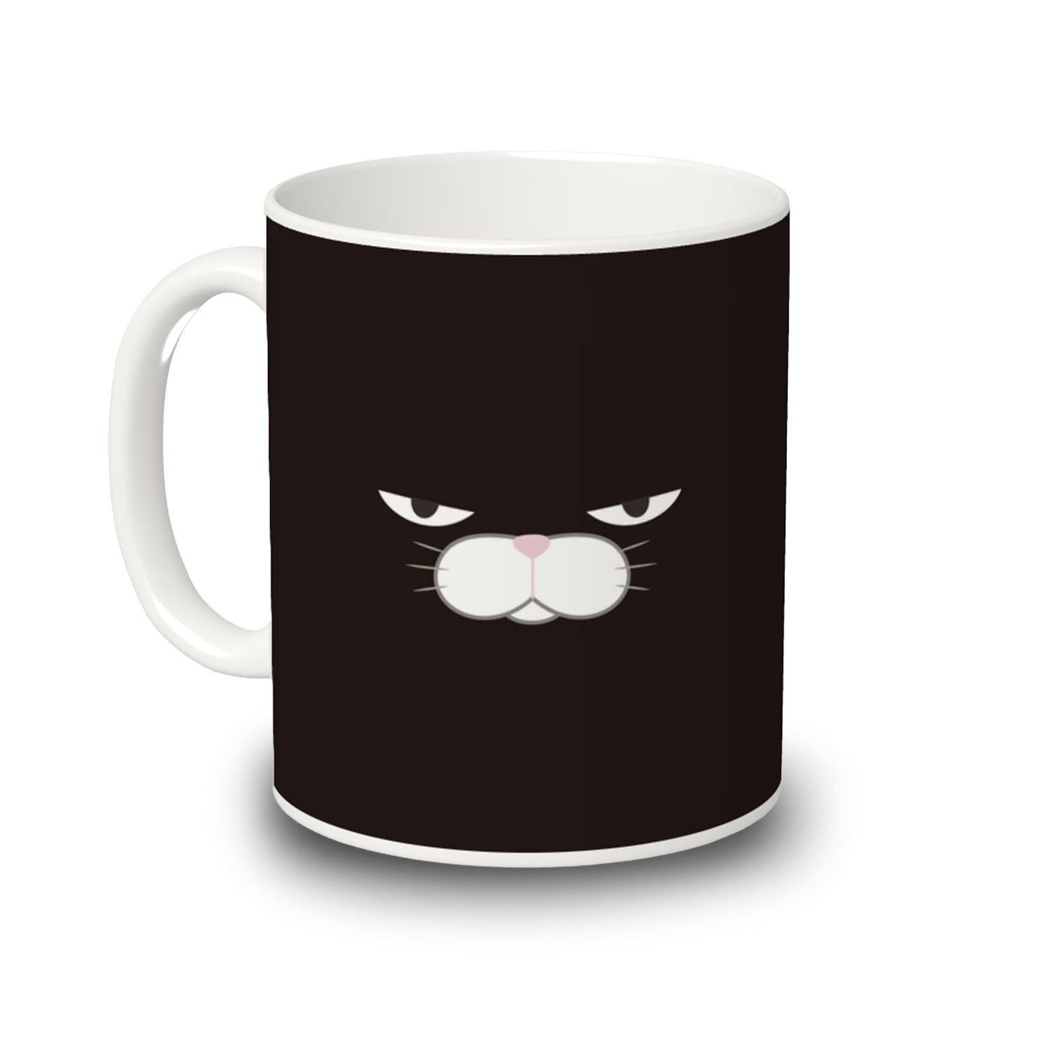 オンライン限定】ひげまんじゅう 黒豆 マグカップ（顔） | オンライン