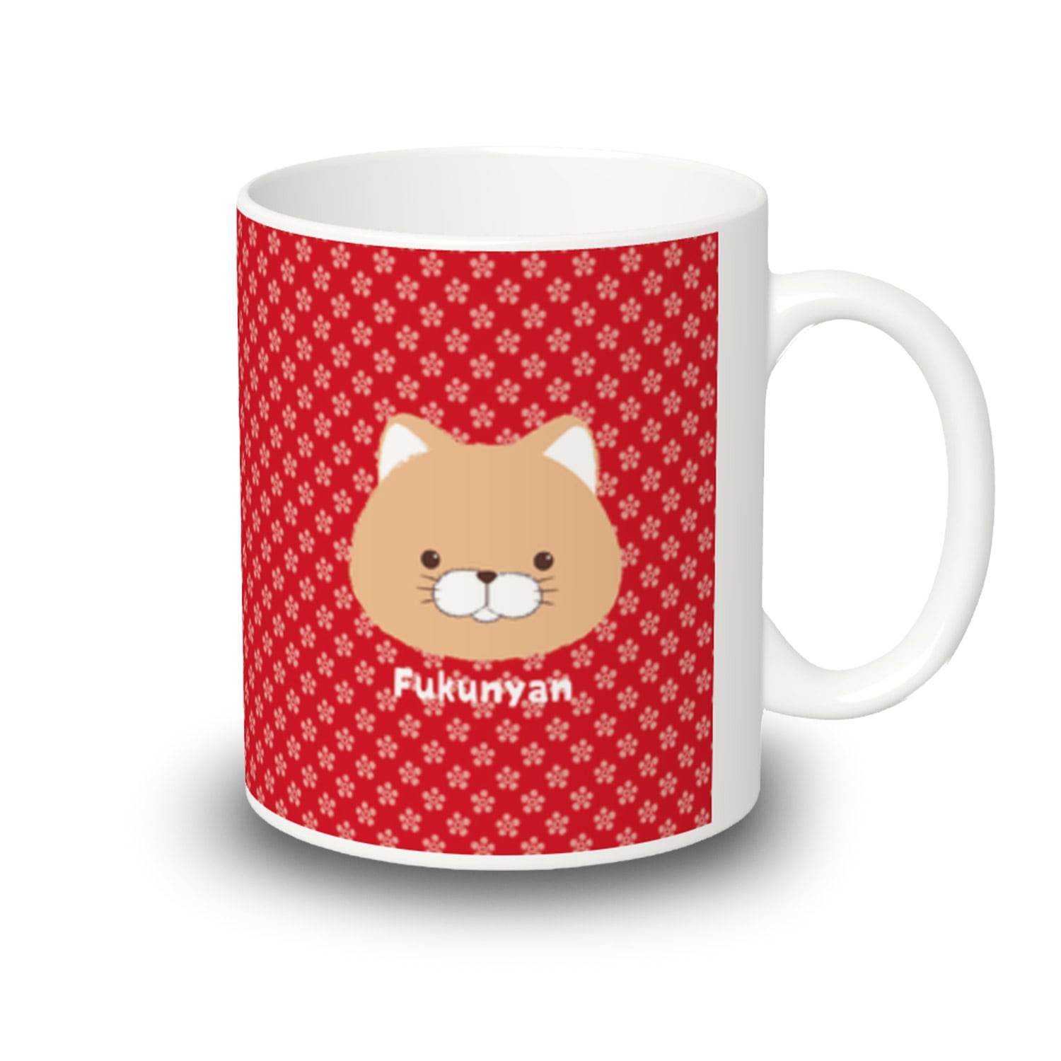 【オンライン限定】ひげまんじゅうマグカップ(ふくにゃん)