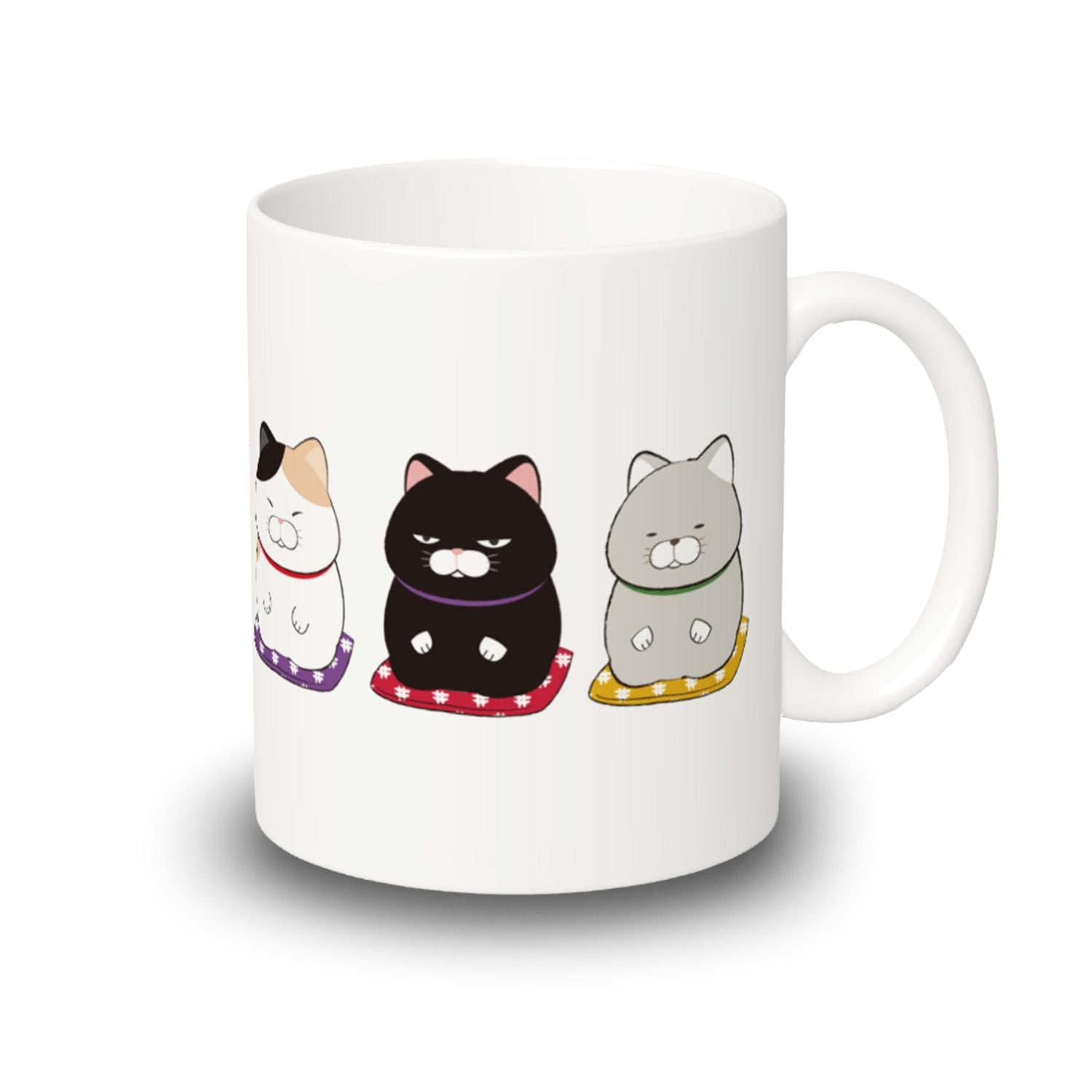 【オンライン限定】ひげまんじゅうマグカップ(正座)
