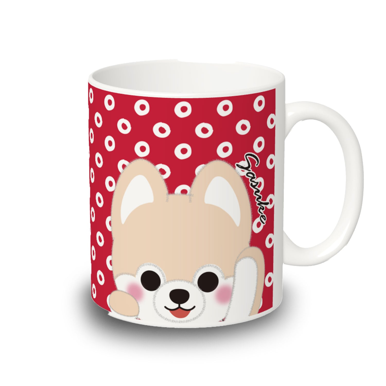 【オンライン限定】豆しば三兄弟マグカップ(風呂敷/さすけ) 571488