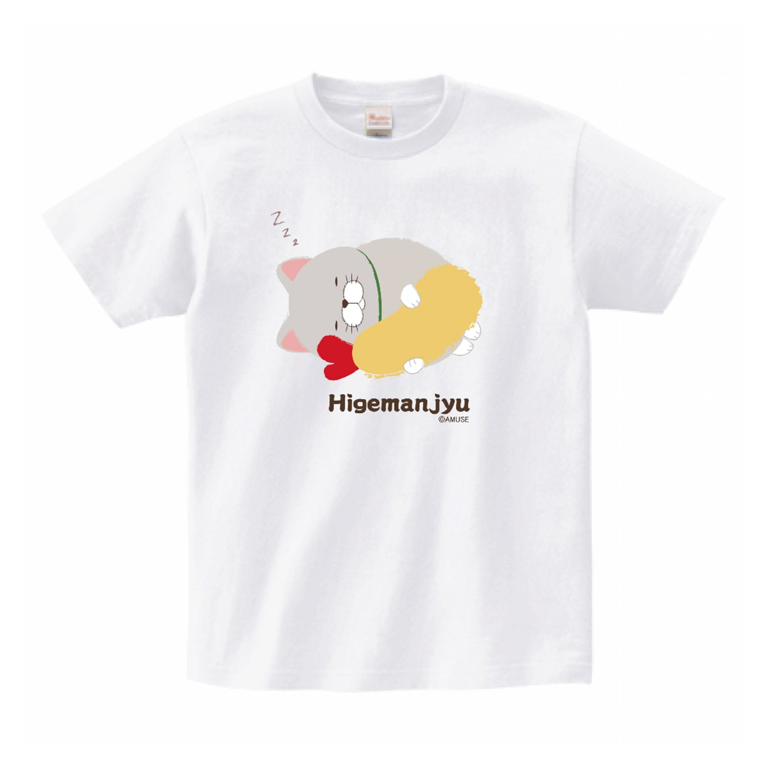 ✨レア✨BABYL モッシュッシュTシャツ オンライン限定】ひげまんじゅうTシャツ(まんぷく/ほとけ