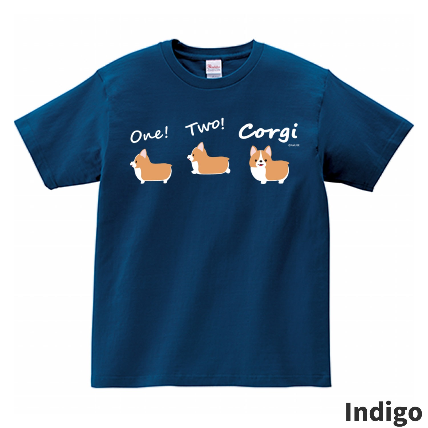 オンライン限定】いちにのコーギーTシャツ（one！two！Corgi