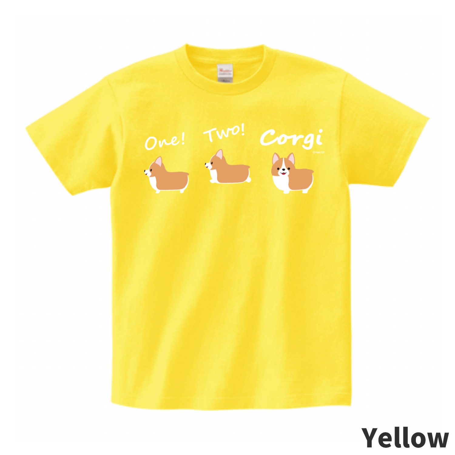 【オンライン限定】いちにのコーギーTシャツ（One! Two! Corgi）：571055