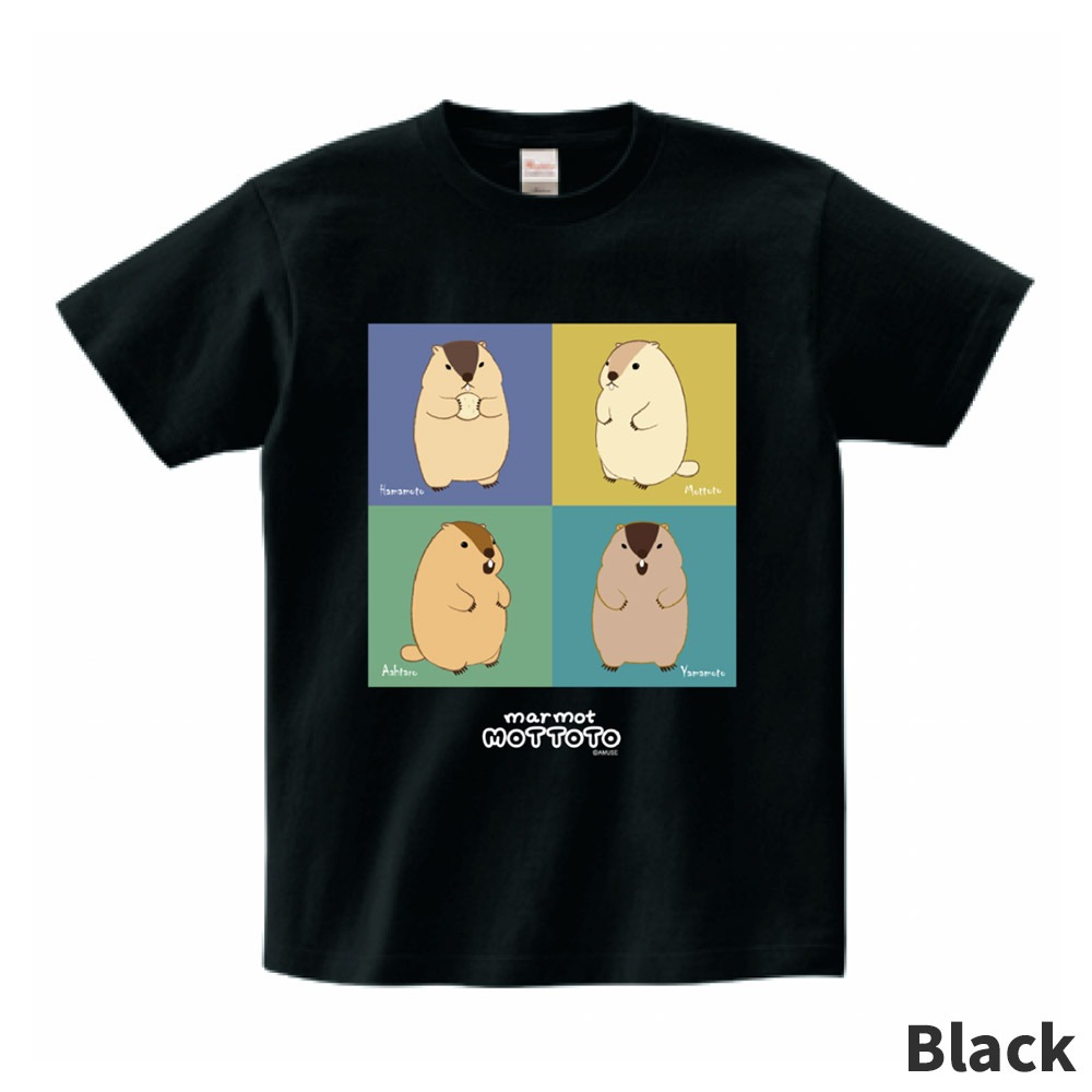 【オンライン限定】マーモットのもっとっとTシャツ：574438