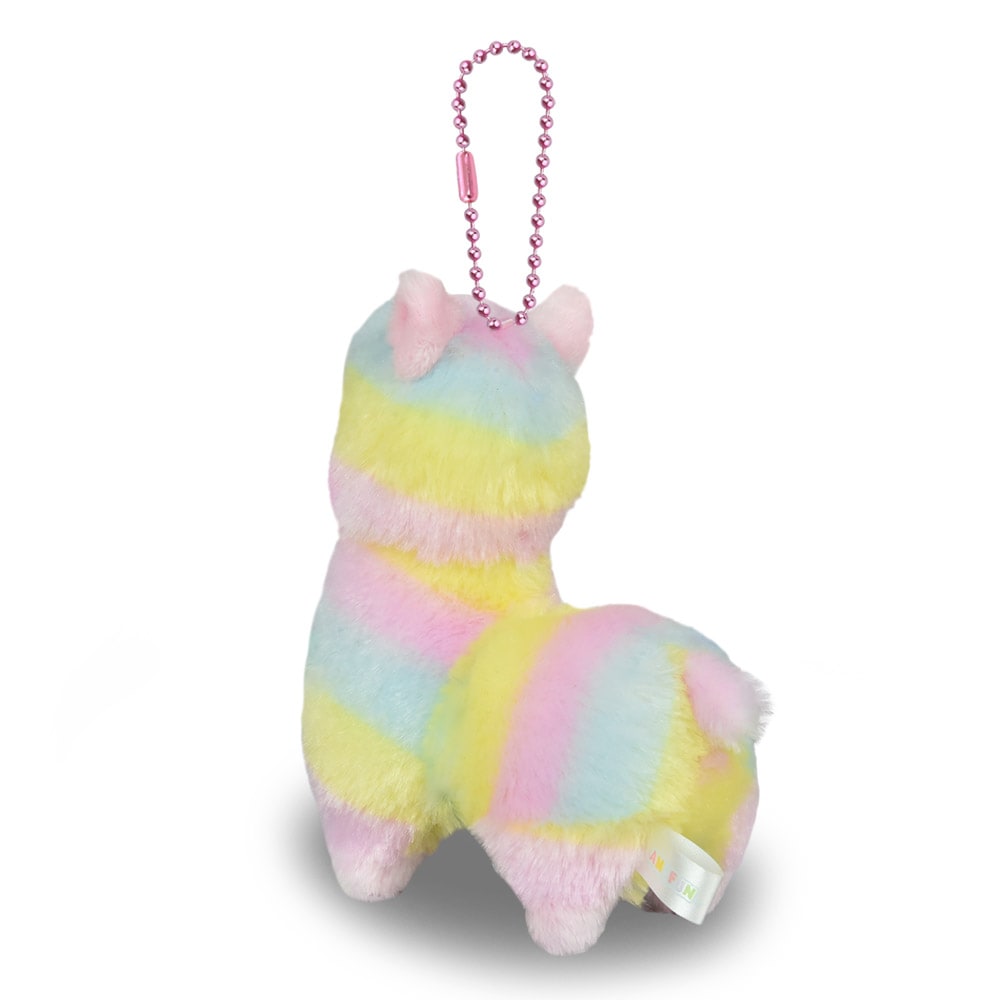 アルパカッソ　ラバーマスコット付スイートカラーしっぽマスコットストラップセット アルパカッソ ラバーマスコット付スイートカラーしっぽ