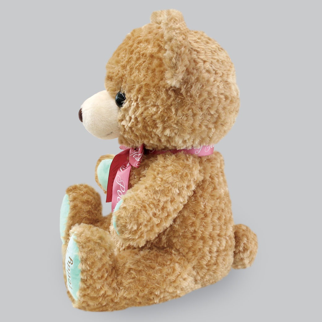 お座りテディ ＊茶々丸＊　チビチビベア付き お座りテディ ＊茶々丸＊ チビチビベア付き お座りテディ ＊茶々丸