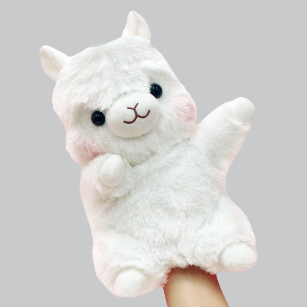 アルパカッソハンドパペットしろちゃん /Alpacasso hand puppet Shiro-chan：703753