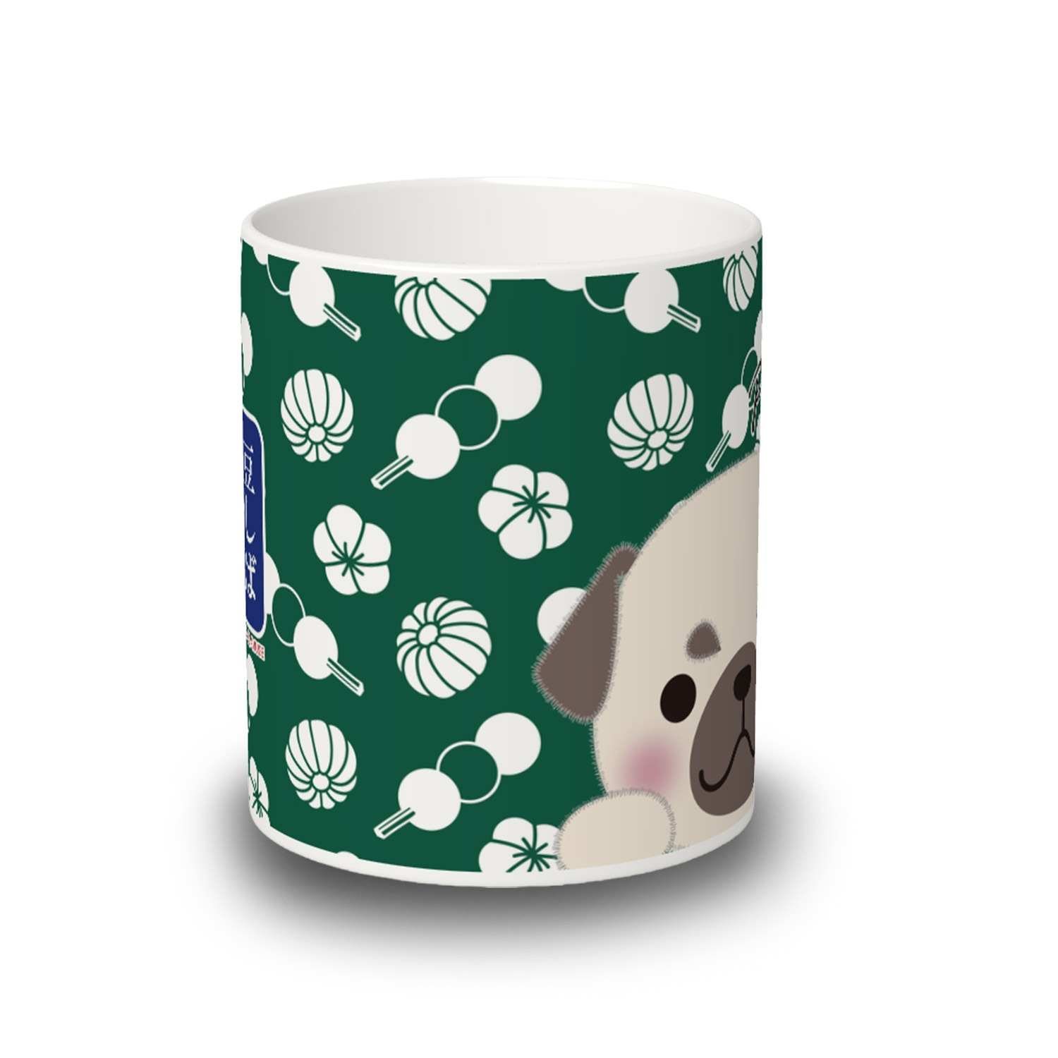 オンライン限定】豆しば三兄弟マグカップ(風呂敷/パグ兵衛) 571492